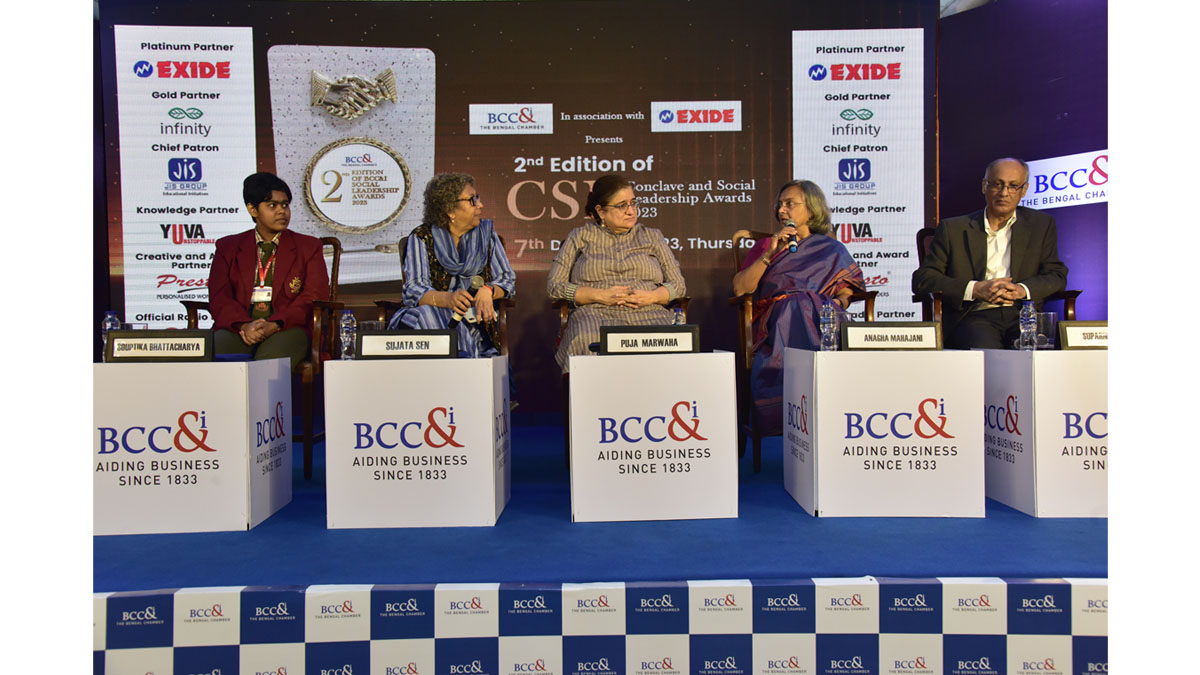  A session was on Social Impact was conducted on ‘Collaboration and partnership for effective CSR’. The sessions were moderated by Ms Sujata Sen