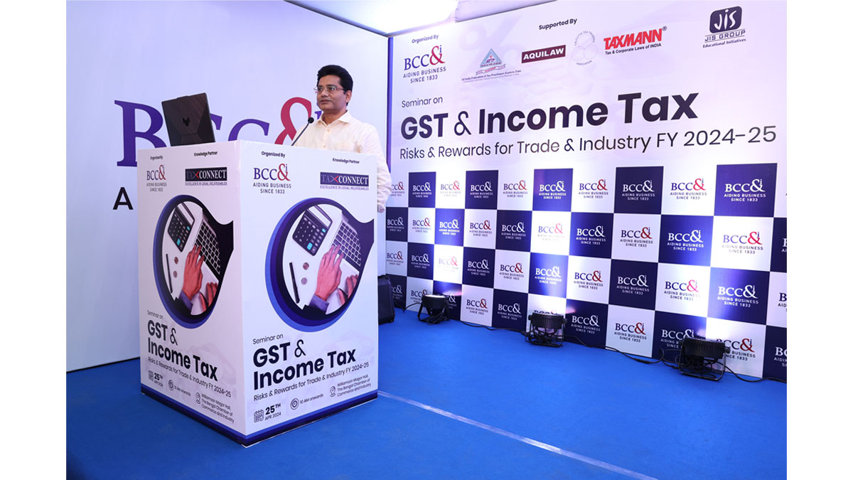 Mr. Srouta Gopal Mukherji, Senior Deputy General Manager-Direct and Indirect Taxation, Exide Industries Ltd addressing on Direct Taxes: Industry Issues and representation before CBDT