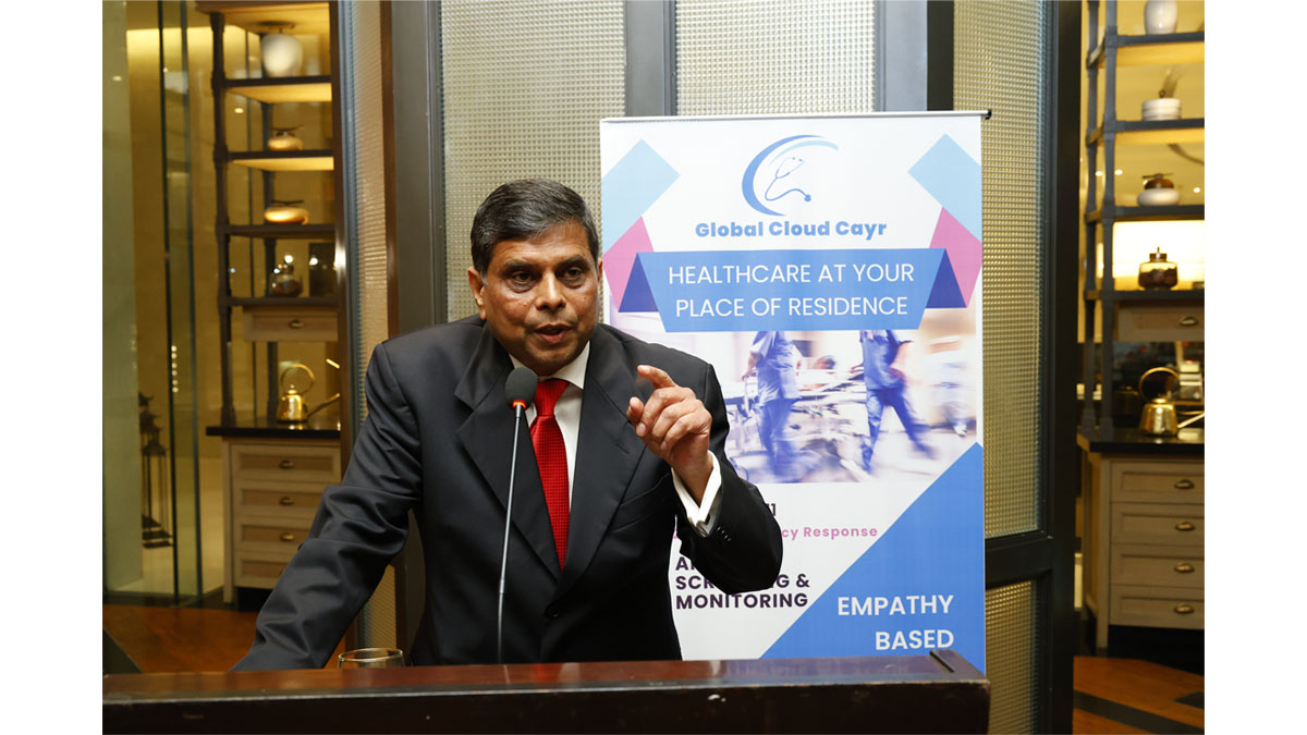 Mr. Swetank Shekhar, Founder & Director, Global Cloud Cayr deliberating the services of  Global Cloud Cayr
