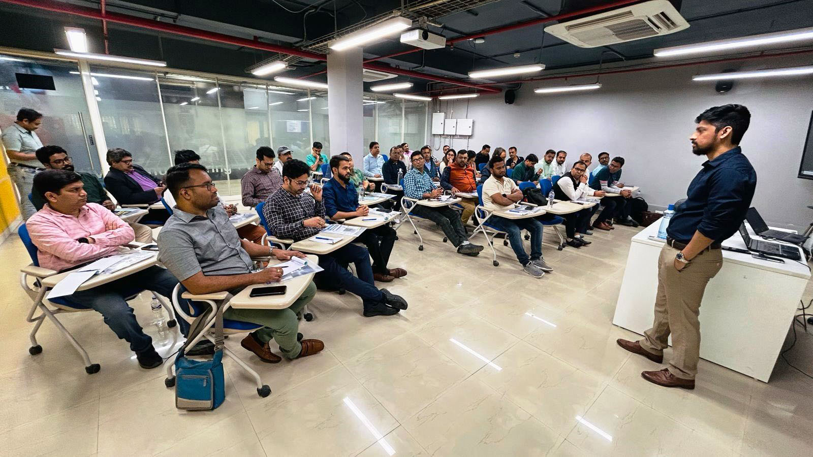 Mr. Sourav Bhaumik, esteemed Faculty of the Course interacting with the participants on Day 1 (17th February 2024) of the Course.