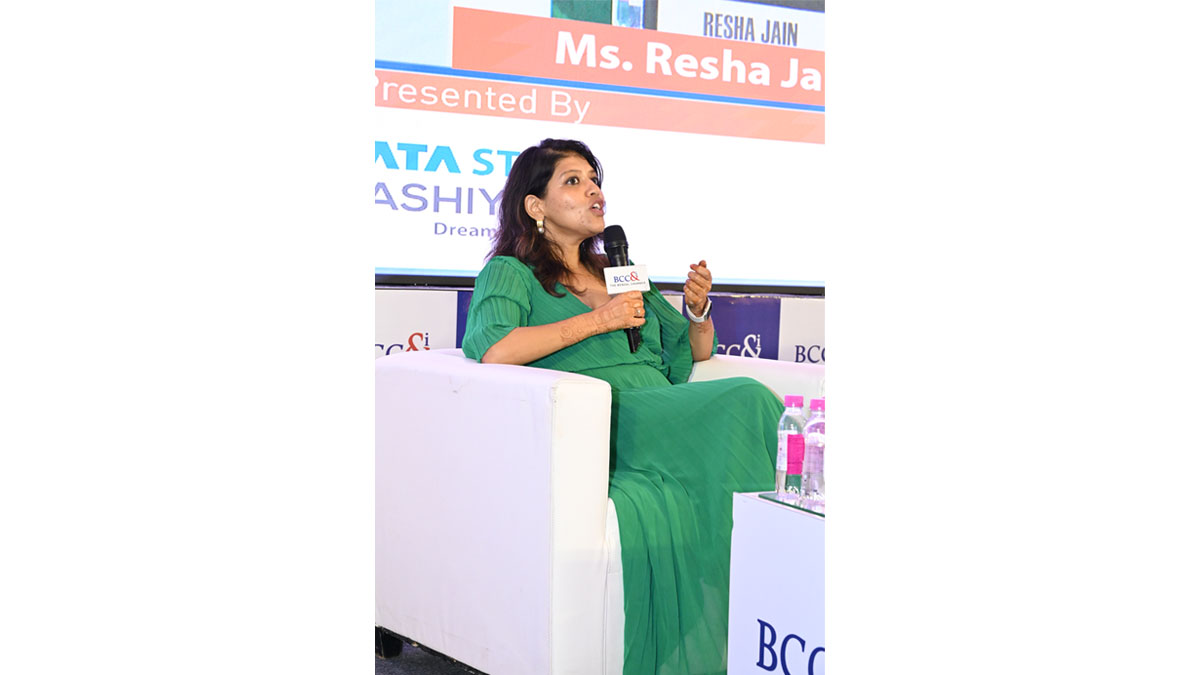 Ms. Resha Jain, Chief Brand Officer, GIVA speaking on the session on Startups