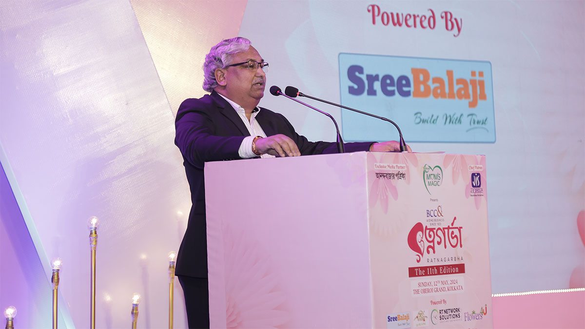 Mr Gautam Ray, President, The Bengal Chamber and President, Corporate, RPSG Group delivering the Welcome Address