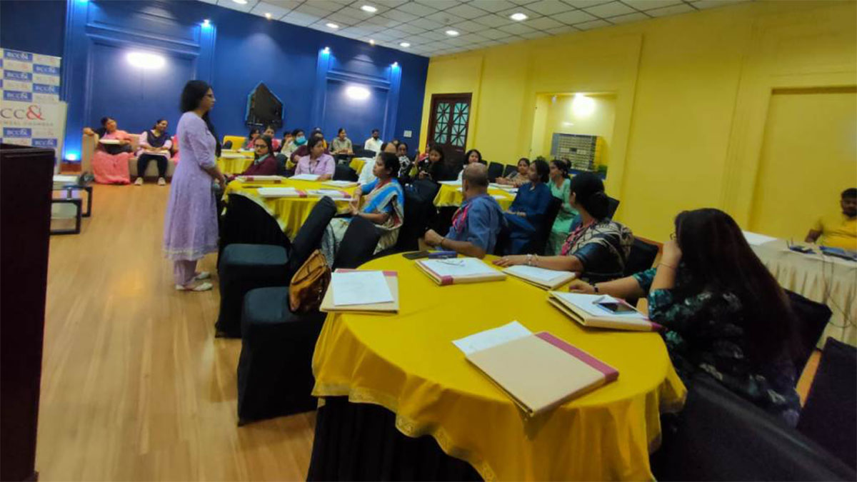 The workshop in progress.