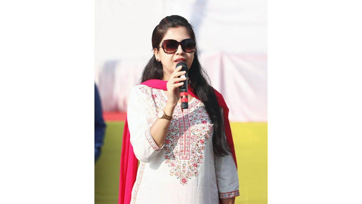 Ms. Swarnali Dhar, Deputy Director, BCC&I during the matches