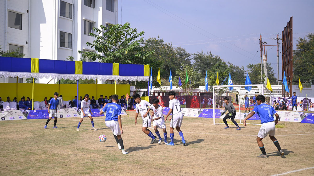 A match in progress