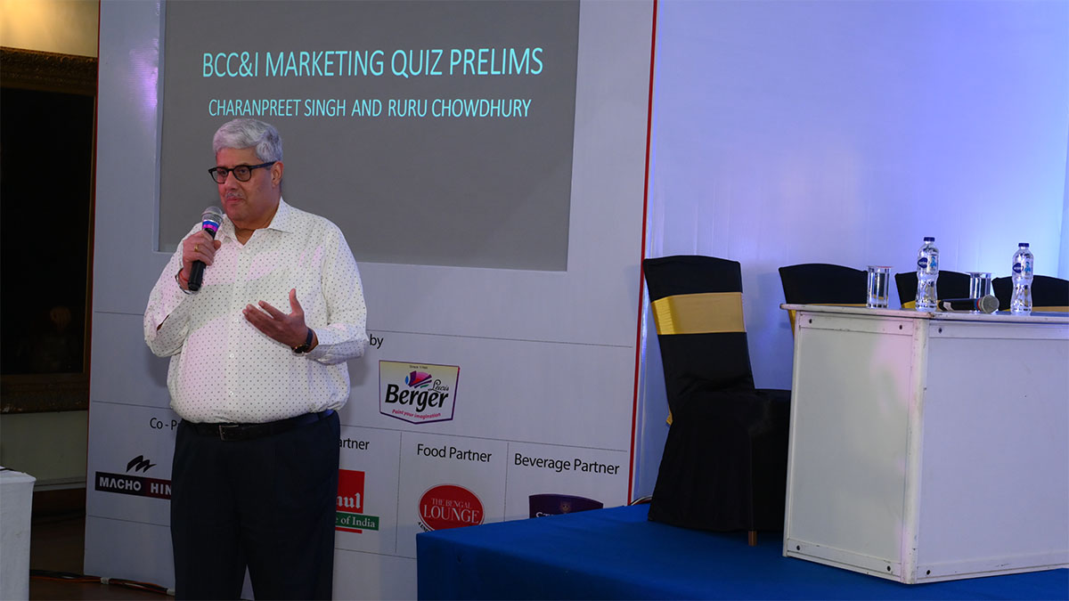 Mr. Anoop Hoon, Chairperson, The Marketing & Brand Committee, The Bengal Chamber