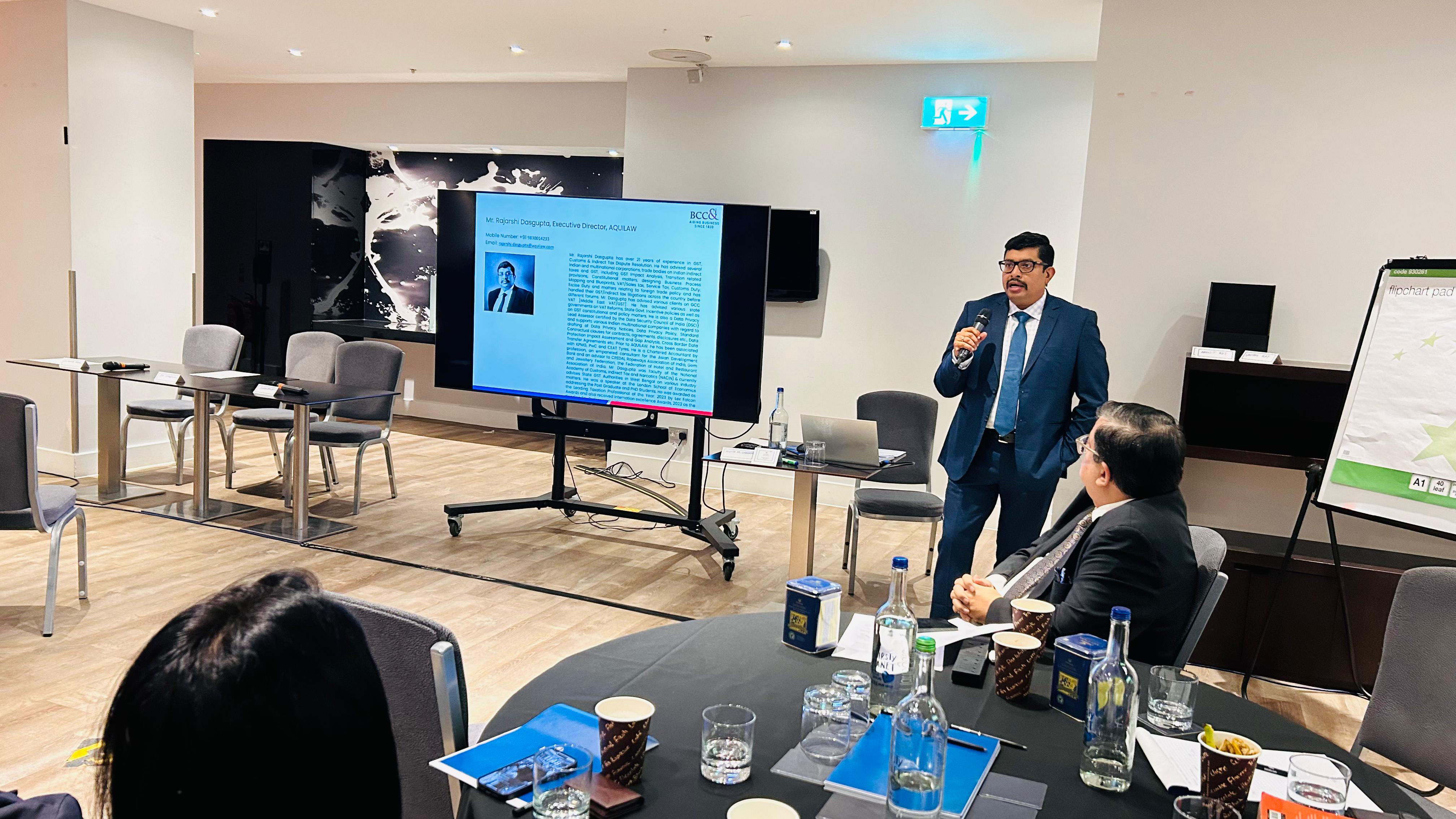 Our Delegate Members introducing their businesses during the Members of London Chamber of Commerce & Industry, UK India Business Council & Bengal Heritage Foundation during the “Net Zero – UK & India Collaborations”