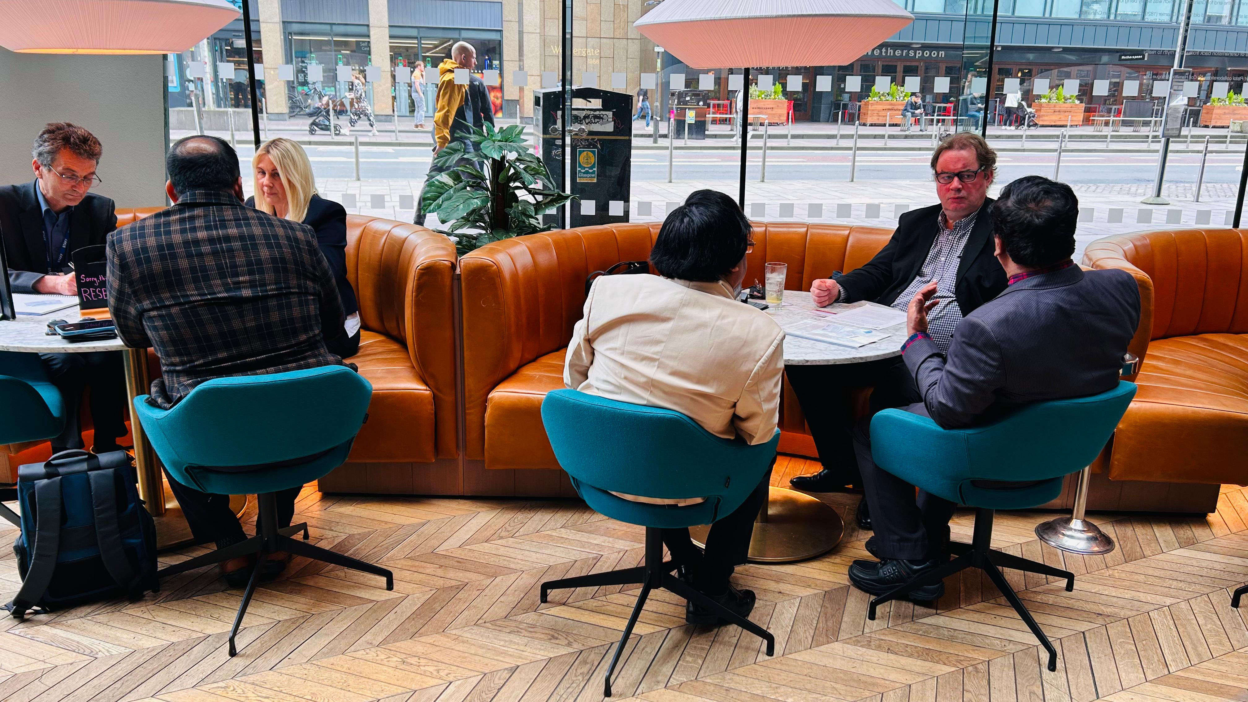 B2B Meetings of The Bengal Chamber Delegation in progress in Glasgow with the business fraternity in Radisson Blu, Glasgow, Scotland