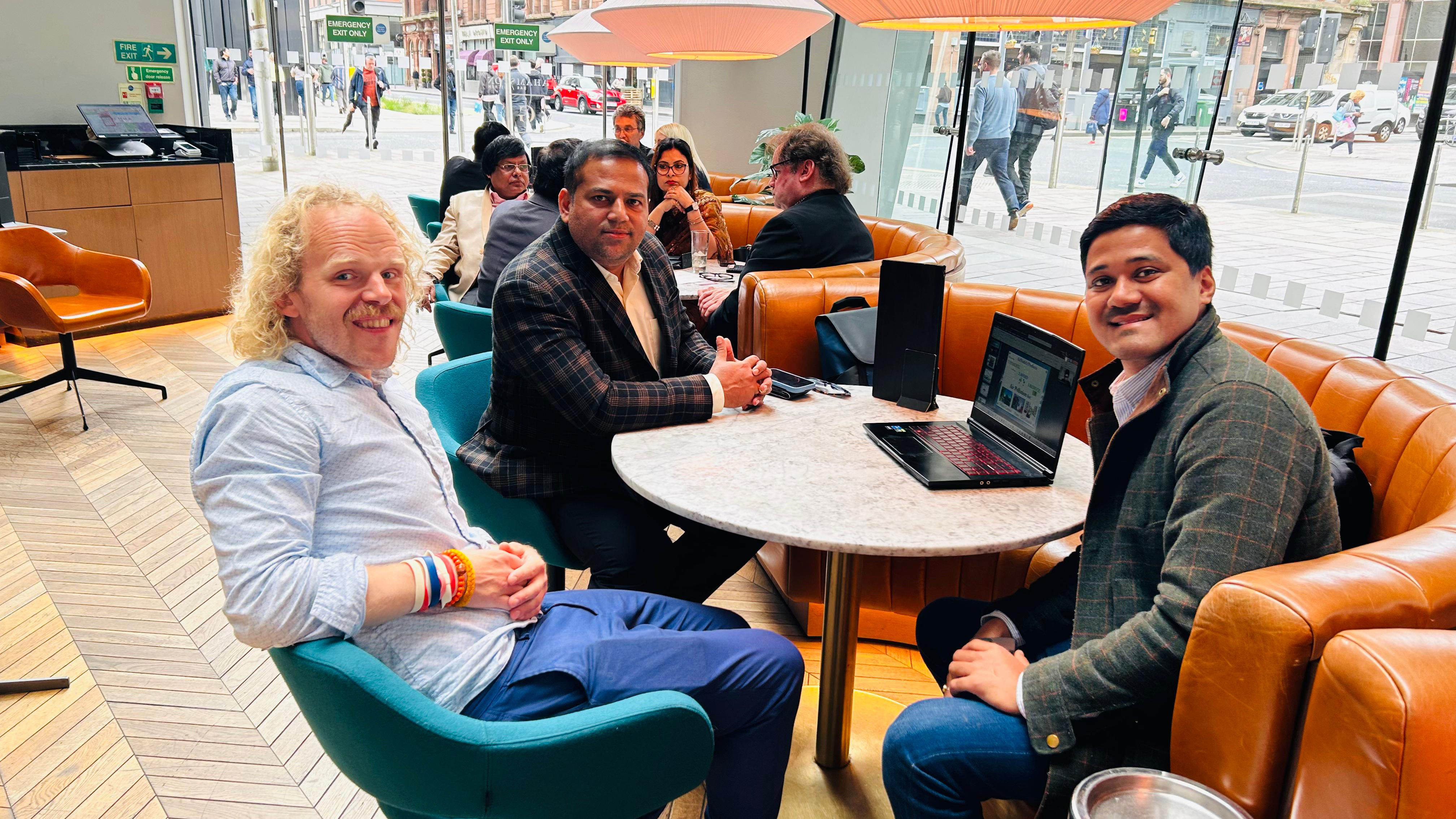B2B Meetings of The Bengal Chamber Delegation in progress in Glasgow with the business fraternity in Radisson Blu, Glasgow, Scotland