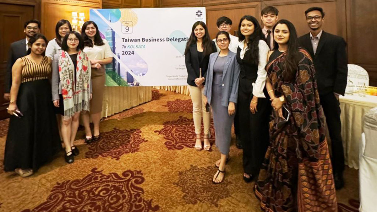 The Bengal Chamber Secretariat with the team of TAITRA.